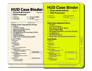 HUD Case Binders