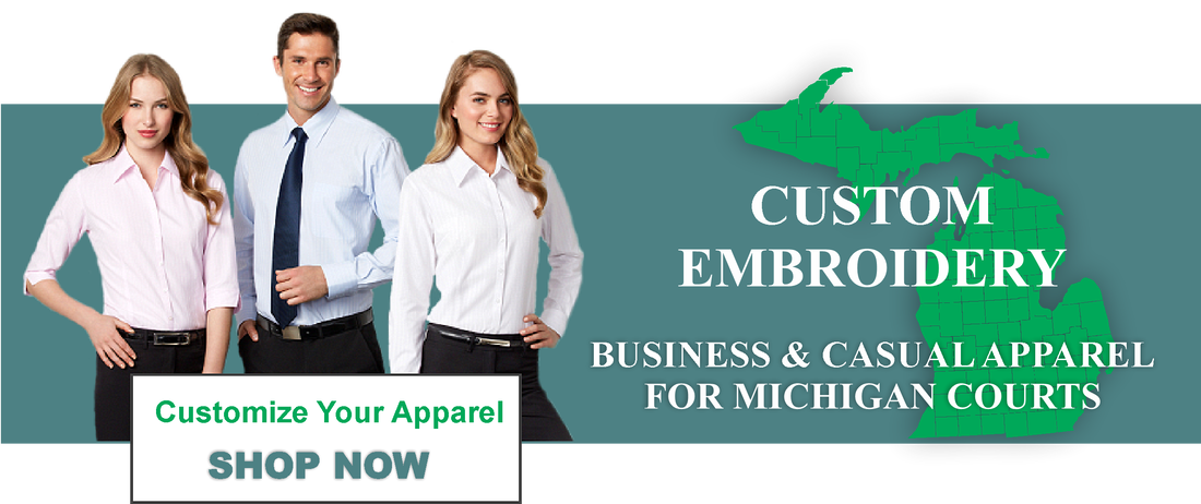Custom Embroidered Apparel Michigan Court